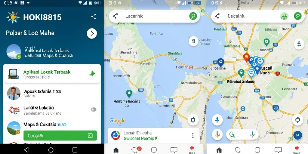 Antarmuka HOKI8815 menampilkan fitur pelacakan lokasi secara jelas.
