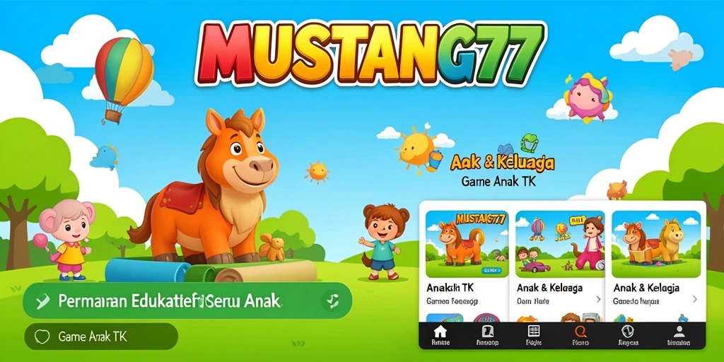Antarmuka menarik dan interaktif untuk permainan edukatif anak.