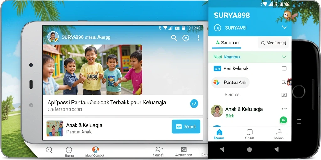 Tampilan antarmuka SURYA898 untuk kontrol Pantau Anak yang intuitif.