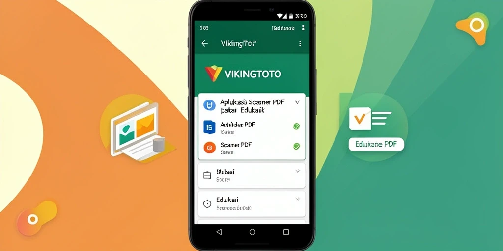 Antarmuka VIKINGTOTO menampilkan fungsi Scanner PDF yang intuitif dan efisien.