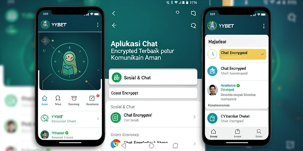 Antarmuka YYBET menampilkan fungsi enkripsi Chat yang intuitif dan aman.