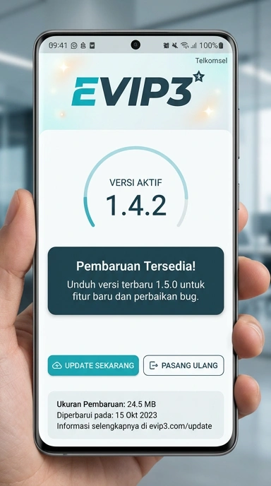 Riwayat Versi Aplikasi evip3 untuk Pengguna Android